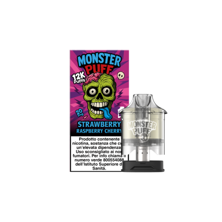 Refill Monster Puff - Strawberry Raspberry Cherry